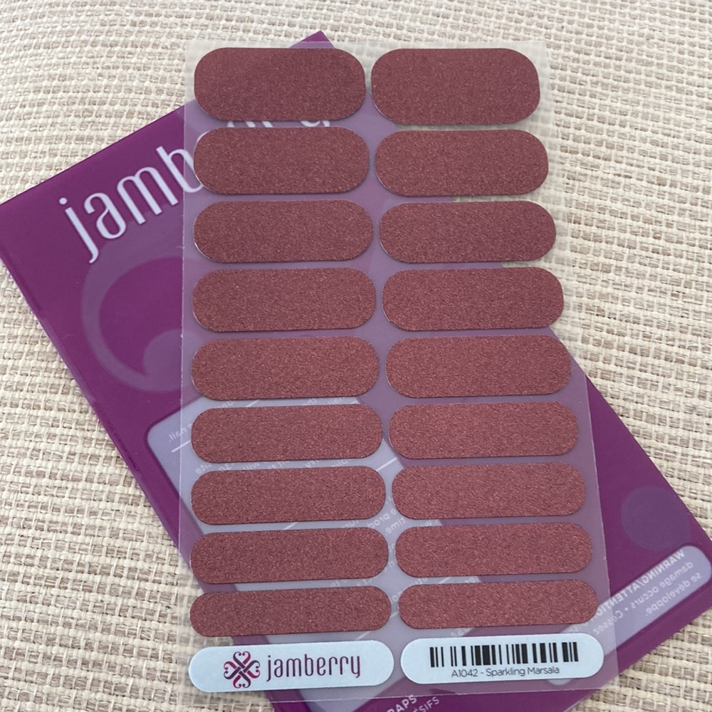 💅🏻  Sparkling Marsala | Jamberry Nail Wraps 💅🏻